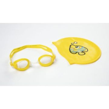 BESTWAY Lunettes de natation + Bonnet de bain