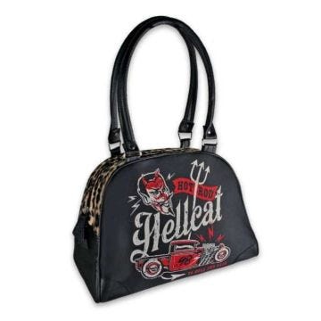 sac a main bowling hot rod hellcat hell and back femme pinup rockab