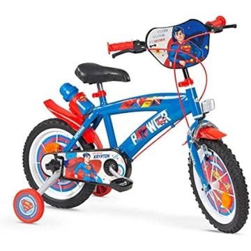 Vélo 14" Superman - TOIMSA - Multicolore - A monter soi-même - 3 ans et plus - Enfant - Mixte - 2 roues