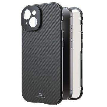 Skin - sticker Black rock - 00221252 - Coque 360° Glass pr Apple iPhone 15, Carbon
