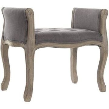 Coffre de Rangement - DKD HOME DECOR - Gris Lin - Bois d'hévéa - 71 x 48 x 60 cm - Design Contemporain