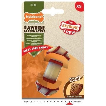 Nylabone Rawhide os de chien Knot | L