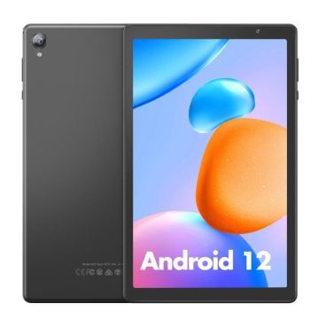 Tablette Android 12 Quad Core 10 pouces WiFi Bluetooth 2GB + 32GB + SD 64Go Noir YONIS
