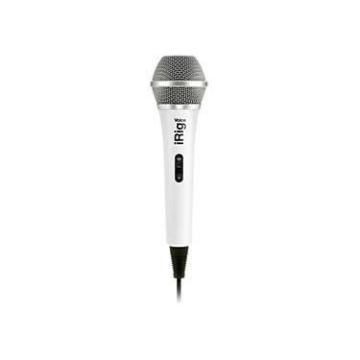 Micro de poche iRig VOICE Blanc - IK Multimedia - Pour iPod, iPhone et iPad - Chant - Karaoké - Qualité audio
