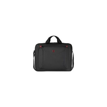 Sacoche pour ordinateur portable - Wenger - BQ SlimCase - Noir - Compartiment rembourré - Bandoulière ajustable
