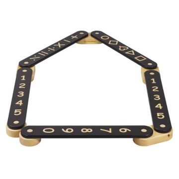 MeowBaby® Parcours sensoriel, bois noir, 5 éléments