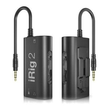 Adaptateur d'interface - IK Multimedia - iRig 2 - Noir - Enregistrement audio - Amplification