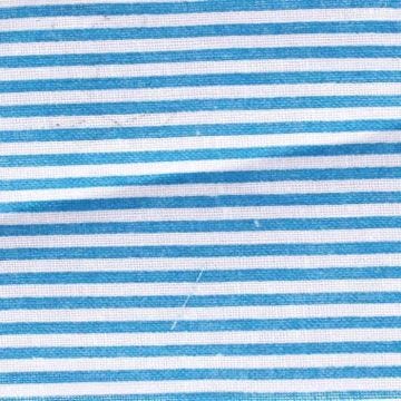 Coton imprimé coupon rayures bleues 55 CM - MegaCrea - Bleu - MÉGACRÉA