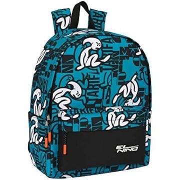 Mochila pour portable 14,1" - SAFTA - El Niño Ocean - Couleur bleue - Pour enfants - Mixte