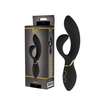 Vibromasseur - DREAM TOYS - Elite Amelie - Silicone doux - Rechargeable - Étanche IPX7
