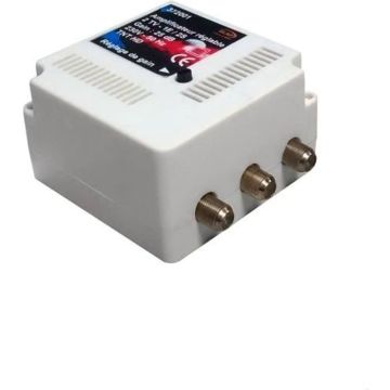 Amplificateur int. 2 TV TNT UHF 25 dB réglable
