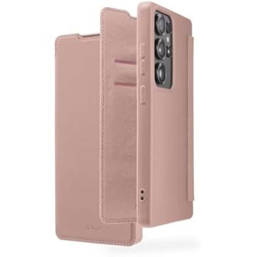 Coque de Protection - HAMA - Samsung Galaxy S25 Ultra - Housse avec Rangement Carte - Etui à Rabat - Rose