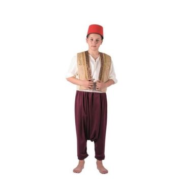 Déguisement Arabe Said - Disfrazzes - Garçon - Multicolore - Polyester - Intérieur - 3 ans