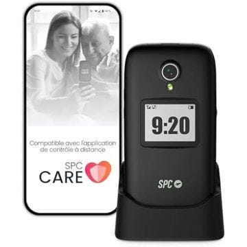 Téléphone 4G - SPC - Polaris - Grandes Touches - Bouton SOS - Gestion à Distance SPC Care