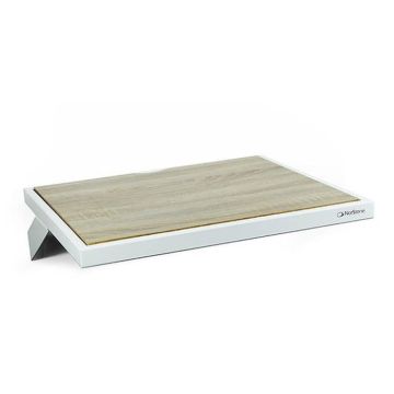NorStone ESSE WS Blanc/Chêne - Etagère pour platine vinyle