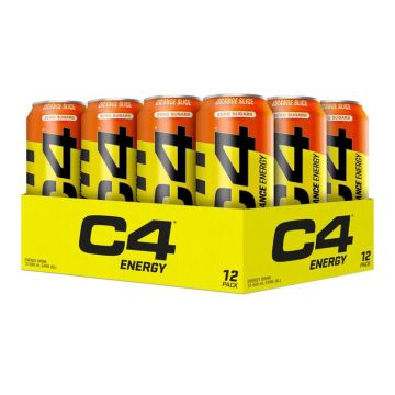 Boissons énergisantes Cellucor - Boisson C4 Energy - Orange Slice Pack de 12