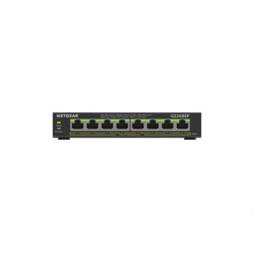 Switch Ethernet PoE 8 Ports - NETGEAR - GS308EP - Smart Manageable - Silencieux - 62 W