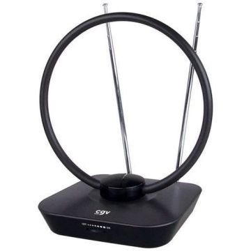 Antenne TV intérieur - CGV - AN LOOP - HD-UHD - Filtre 4G/5G - DAB