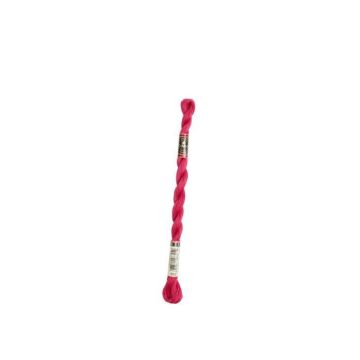 Fil - DMC - Coton Perlé Small N8 - Couleur Rose - 100% Coton - 25 mètres