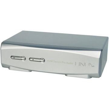 Commutateur KVM LINDY - 2 ports DisplayPort/USB 2.0 - Commutation individuelle ou commune