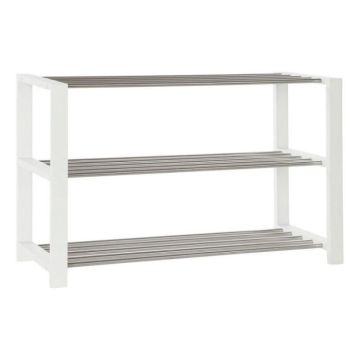DKD Home Decor Range-chaussures Bois Métal (80 x 30 x 50 cm) - 8424001835041