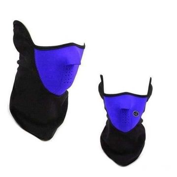 Masque d'équitation Chaud Face cou Masque Paintball Vélo moto Masque anti froid bleu #C493E_SAN1 Bo75996
