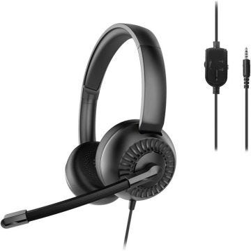 Casque Speedlink METIS Jack 3,5 mm avec adaptateur en Y, noir