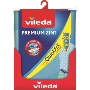 Vileda Housse de table à repasser Premium 2en1