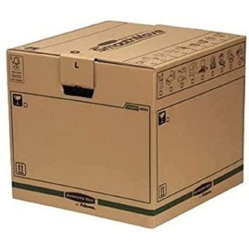 Carton de déménagement - Fellowes - R-Kive Transit Grande - Pack de 5 - Carton - Déménagement