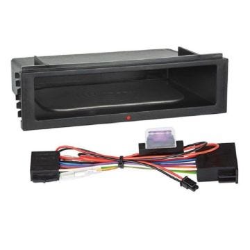 Vide poche 1DIN avec Chargeur Induction - Alimentation ISO autoradio 12V - avec led
