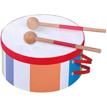 Tambour - REIG - Modèle 15 cm - Acoustique - Enfant - Marron