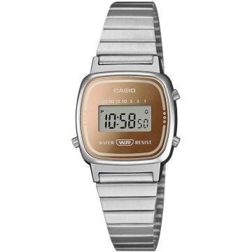 Montre Casio - Femmes - LA670WES-4AEF - Acier inoxydable - Argent - Doré