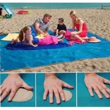 FLYING-Drap de plage anti-sable pour l'été - pas de sable - pour ceux qui aiment toujours rester propres 150 x 200 cm