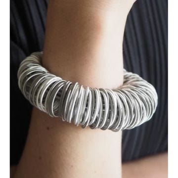 Bracelet - La Mollla - Maxi one (medium) - Acier inoxydable - Argenté - Femme