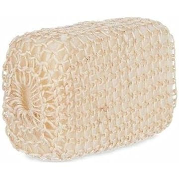 Éponge corporelle - BERILO - Standard - 9 x 14 x 6 cm - 24 unités - Beige et Blanc