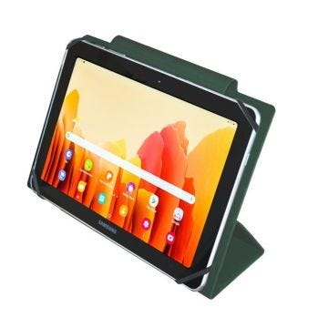 Silver ht - Etui Universel Slim Camera Pro de 9 a 11 Pouces, Green Forest