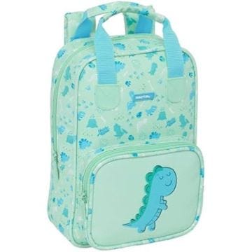 Sac à dos enfant - SAFTA - PREESCOAR DINO - Tissu recyclable - Adaptable avec poignées - Mixte