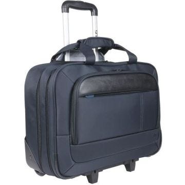 MOBILIS Executive Sacoche à roulettes pour ordinateur portable 14-17" Bleu Marine