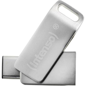 Clé USB INTENSO cMobile Line 32 Go USB 3.2 - USB type C argenté - Vitesse de lecture jusqu'à 70 Mo/s Clé USB INTENSO cMobile Line 32 Go USB 3.2 - USB type C argenté - Vitesse de lecture jusqu'à 70 Mo/s