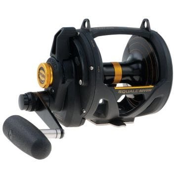Moulinet - Penn - Squall Lever Drag 2 Speed - Graphite léger - Acier inoxydable - Bobine aluminium