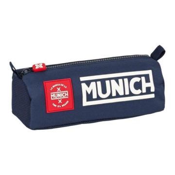 Trousse d\'écolier Munich Storm Noir Gris (21 x 8 x 7 cm)