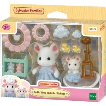 Le bain des frères Souris Marshmallow - SYLVANIAN FAMILIES - 5805