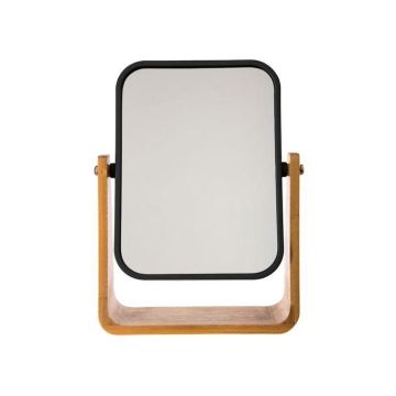 Miroir - FIVE - Naturéo - 16x22cm - Bambou Noir - A suspendre