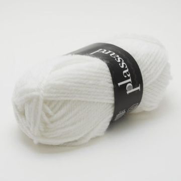 Laine Intemporelle - Plassard - Basic 310 Blanc - Acrylique;Laine