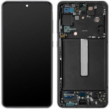 Écran LCD Vitre Tactile Châssis Samsung Galaxy S21 FE Original Samsung noir