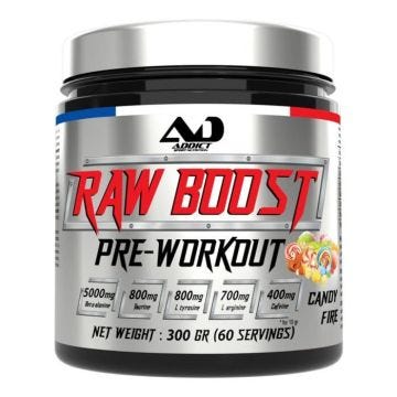 Pre-workout Addict Sport Nutrition - Raw Boost - Candy Fire 300g