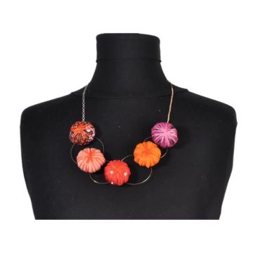 Ras du cou - PITI - Holly - Rose - Multicolore - Adulte