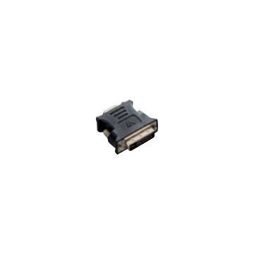 Adaptateur Vidéo - V7 - DVI-I Mâle vers HD-15 Femelle - Noir - Conversion de signal vidéo