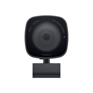 Webcam - DELL - WB3023 - Résolution 2560x1440 pixels - Microphone intégré - Noir