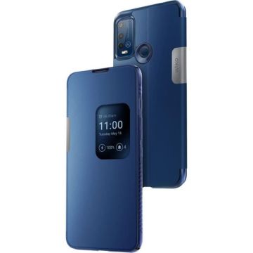 Etui clapet Folio - WIKO - POWER U30 - Bleu - Folio Easy - Souple - Synthétique